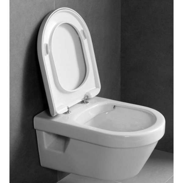 Set vas WC Architectura cu capac soft-close quick release direct flush Villeroy&Boch