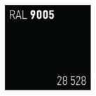 Spray acrylic 28528 negru intens mat - ral 9005 - Img 2