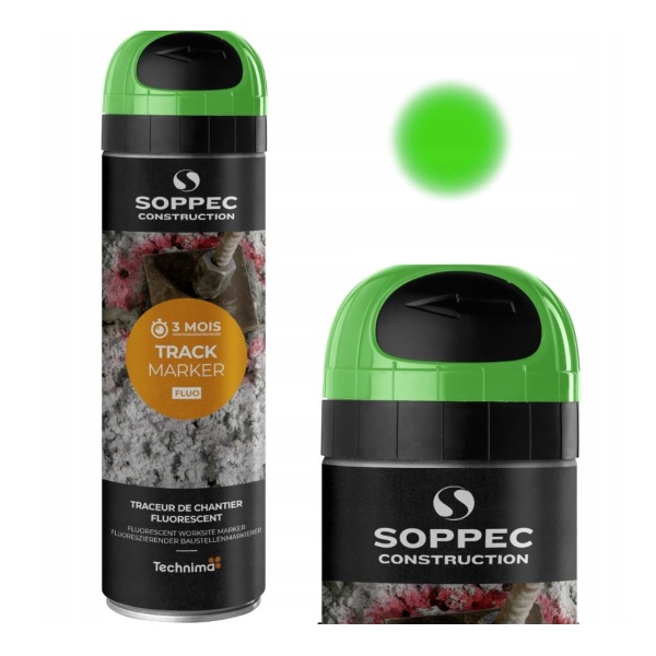 Spray marcaj fluorescent verde 500ml TRACK MARKER Soppec