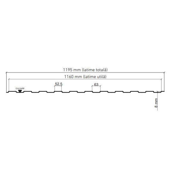 Tabla cutata Wetterbest W8 suprem 0.50mm - Img 6
