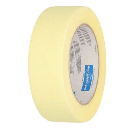 Banda mascare pentru linii curbe galbena 48 mm x 50 m - Img 2