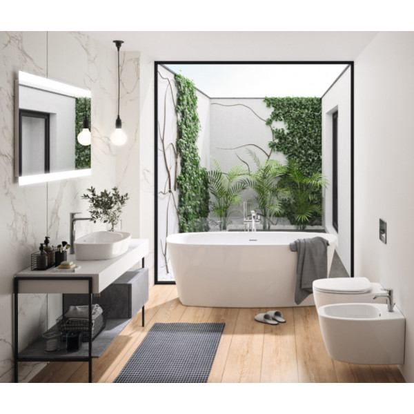 Cada freestanding DEA sifon cu ventil click-clack inclus, Ideal Standard