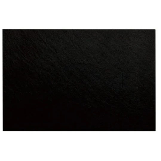 Cadita de dus dreptunghiulara, SMC Stone, compozit, neagra, 120 x 90 cm, Anahita - Img 5