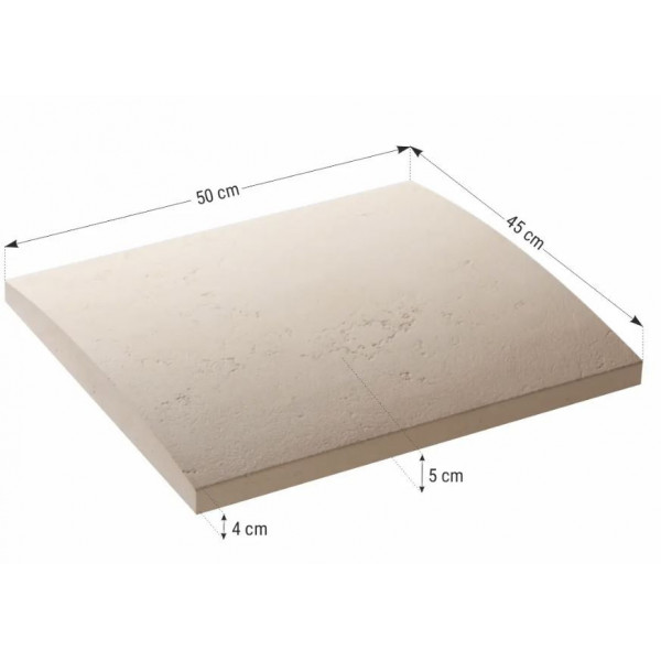 Capac interval gard - Royal smoke 50x45x5 cm - Img 2
