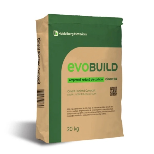 Ciment EVOBUILD II B-M(S-LL)42.5 R Carpatcement 20kg/sac