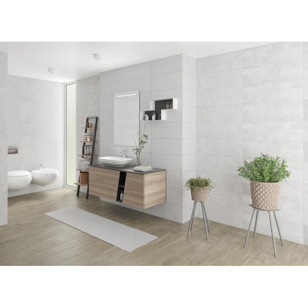Faianta CORONA LIGHT GREY 4710 25.5x75.5cm - Img 3