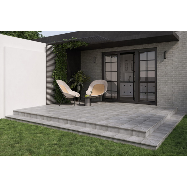 Faianta elevatie MATTONE SABIA GRAFIT 6.6x24.5cm Paradyz - Img 3