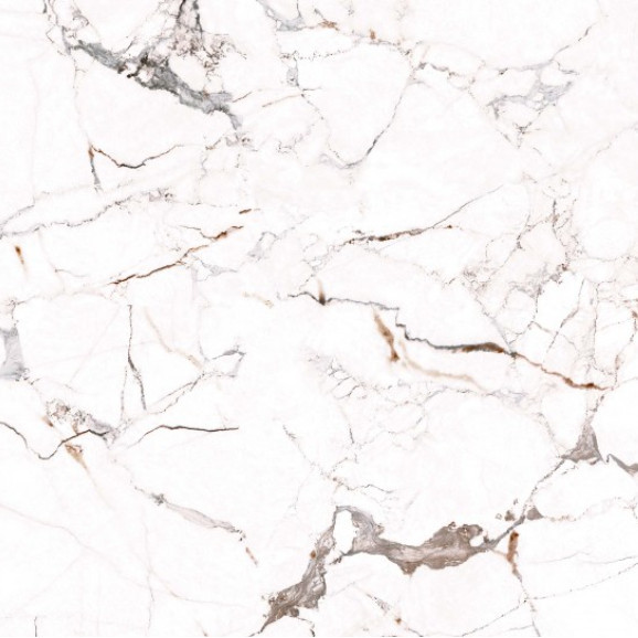 Gresie MARQUINA WHITE 6215, tip marmura, portelanata, lucioasa, interior, alba 45x45cm Kai - Img 2