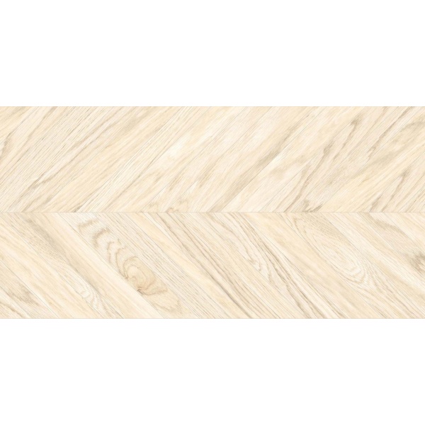 Gresie Tillia Chevron natural 3635, tip lemn, portelanat, rectificat, interior - exterior, maro deschis 60x120cm KAI - Img 2