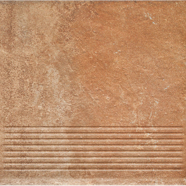 Gresie treapta SCANDIANO ROSSO 30X30cm Paradyz