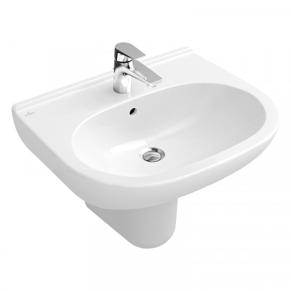 Lavoar baie suspendat O.NOVO, alb din ceramica, 60X49cm 51606001 Villeroy &amp; Boch - Img 4