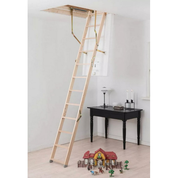 Scara mansarda izolata DOLLE CLICK FIX 76 THERMO - izolatie 7cm, 60x120cm