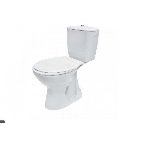 Vas WC cu rezervor și capac, 64,5 x 36,5 x 75 cm, alb, President P010 K08-028-EX3, Cersanit - Img 2