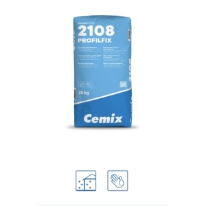 Adeziv rapid pentru fixarea profile de tencuit 2108 ProfilFix Cemix 25 kg