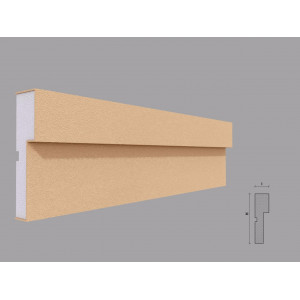 Ancadrament fereastra FP111 dimensiuni 125x35x2000mm - Img 1