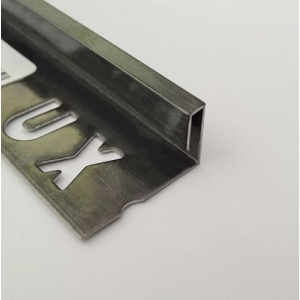 Bagheta dreapta Negru periat muchii exterioare din inox ESI 100.135 2.44ML/BUC