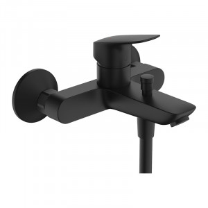 Baterie cada-dus negru Logis Hansgrohe 71400670