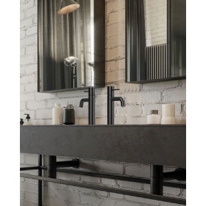 Baterie lavoar negru Slimmer Himark - Img 2