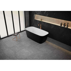 Cada freestanding VOLANS neagra EverHard fara preaplin ventil click-clack crom CEN151.072.040.1-4.0.3.0.0B&W Vayer