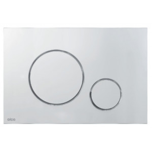 Clapeta actionare THIN cromat - mat M672 Alcadrain - Img 1