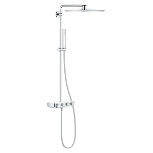 Coloana de dus crom Euphoria SmartControl System 310 Cube cu baterie termostatata Grohe