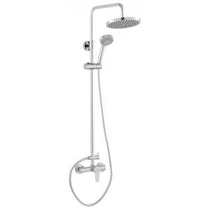 Coloana de dus crom RITTO NP84-BTR7U cu baterie inclusa Ferro - Img 1
