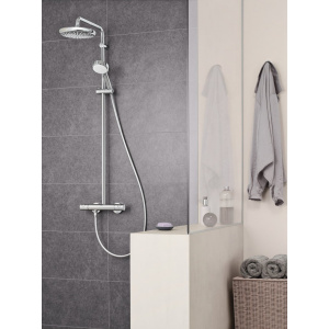 Coloana de dus Tempesta Cosmopolitan System 250 Cube cu baterie termostatata Grohe - Img 3