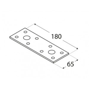 Conector lemn plat 180 mm - Img 2