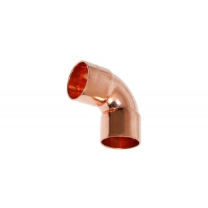 Cot cupru interior-interior, D 28mm, 90 grade