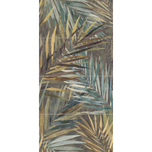 Decor 4 elemente BIHARA LEAVES 59.8x119.8cm - Img 1