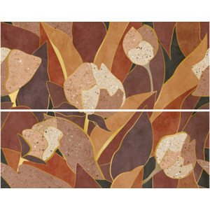Decor CHROMATICA TULIP 129348 80x100cm, interior, baie-bucatarie, rectificat, model floral multicolor mat, Naxos