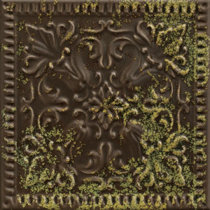 Decor Green Philosophy Graphite STR Mix 19.8x19.8, interior, baie-bucatarie, rectificat, verde-grafit mat, Paradyz