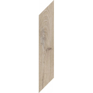 Decor Heartwood Cardamon Chevron Dreapta 9.8 x 59.8, interior-exterior, tip parchet, rectificat, gri-bej, Paradyz