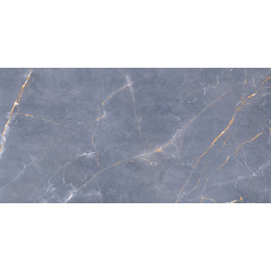 Faianta CHIC STONE BLUE, baie/bucatarie, interior, albastru lucios, tip marmorat 30.8x60.8cm