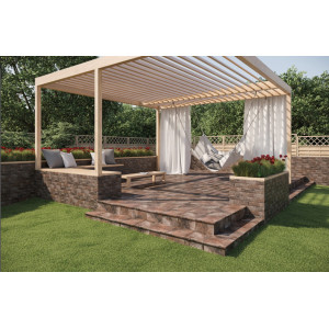 Faianta elevatie ARTEON TAUPE interior/exterior, maro-negru mat, tip caramida 6.6X24.5cm  - Img 3