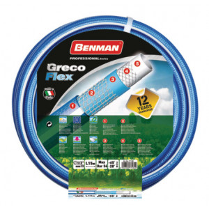 Furtun de gradina 5/8" de 15 ml Grecoflex 77163 Benman - Img 1