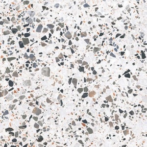 Gresie Terrazzo Veneto White 6539 60x60cm Kai, tip ciment, portelanata, rectificata, interior, alb, Kai - Img 3