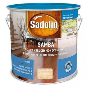 Lac pentru parchet Sadolin Samba semilucios 2.5L