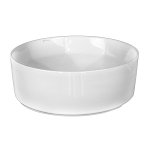 Lavoar pe blat, Fluminia, Crystal, rotund, 40 x 40 cm, alb - Img 4