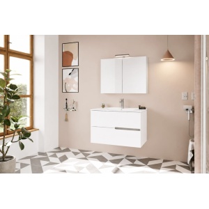 Mobilier baie cu lavoar Eva 80cm Savini Due