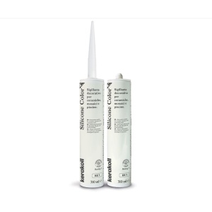 Silicon sanitar Alb KK1 310ml SILICONE COLOR KERAKOLL