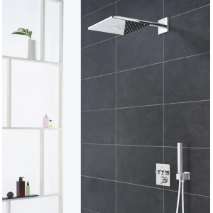 Sistem dus GROHTHEM SMARTCONTROL RAINSHOWER 310 SmartActive CUBE thermostatic incastrat 34706000 Grohe - Img 1