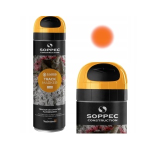 Spray marcaj fluorescent portocaliu 500ml TRACK MARKER Soppec
