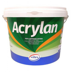 Vopsea lavabila pur acrilica de exterior Vitex ACRYLAN 9.8L baza de colorare