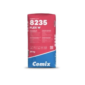 Adeziv flexibil alb pentru gresie faianta FLEX WEISS 8235 C2TE 25KG CEMIX