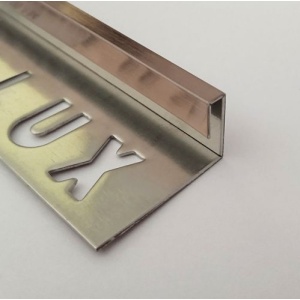 Bagheta dreapta Cupru muchii exterioare din inox A=12mm ESI 120.134 2.44ML/BUC
