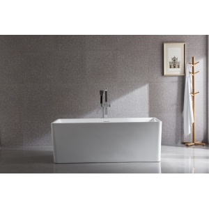 Cada freestanding Recall, dreptunghiulara, acril, alba, 170 x 80 x 58 cm, Eweca - Img 2