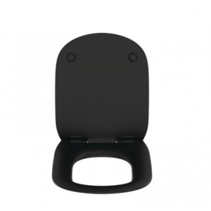 Capac WC TESI soft-close subţire silk black T3527V3 - Img 4