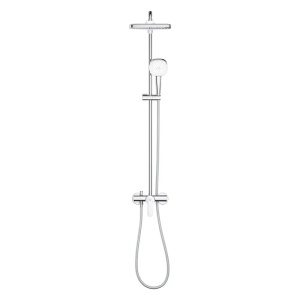 Coloana de dus GROHE Tempesta Cosmopolitan 250 Cube cu baterie monocomandă, crom lucios 26992000 - Img 3