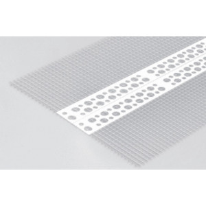 Coltar PVC cu unghi reglabil si plasa 25ml/rola - Img 2